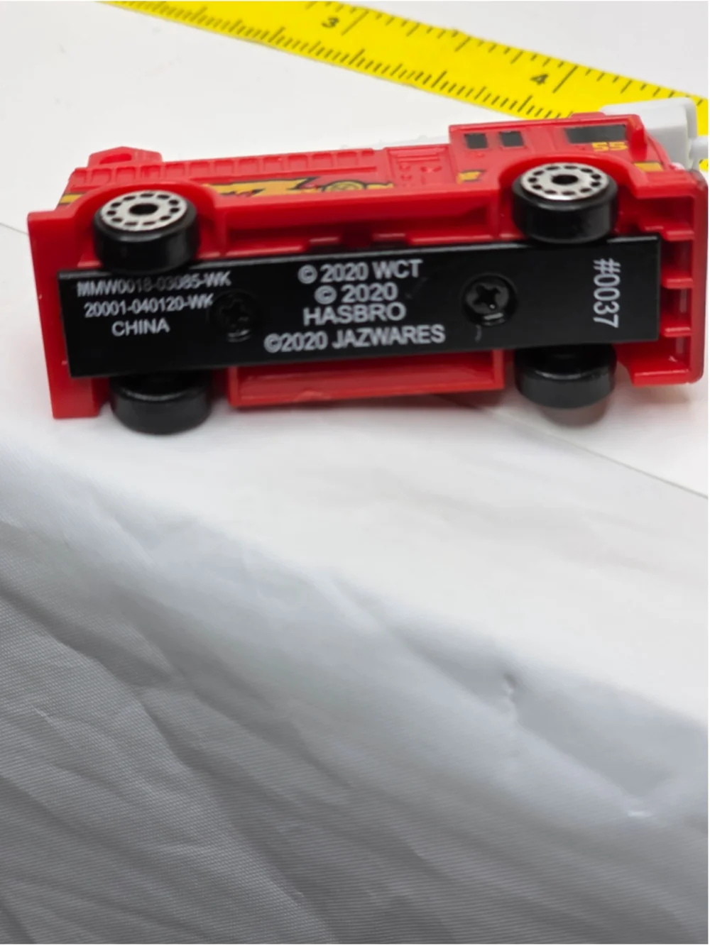Hasbro Jazwares Mini Emergency Vehicles Lot of 4 Fire Police Rescue Toy Cars